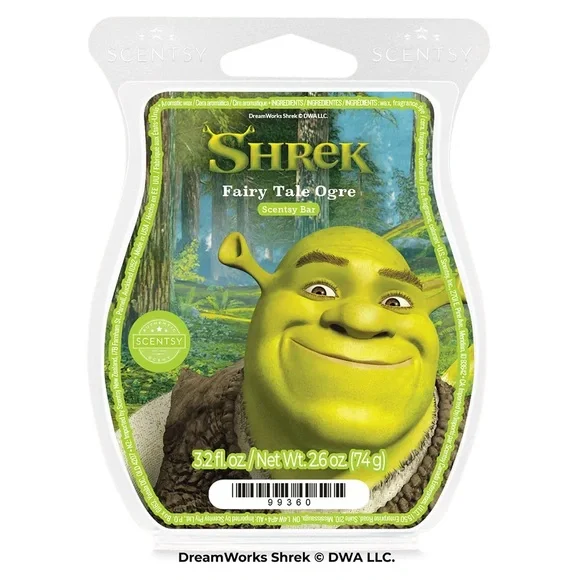 Scentsy SHREK Warmer Wax Bar included Universal Studios Dreamworks NIB - Picture 8 of 8